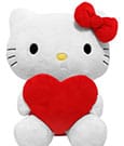 Sanrio Plüschfigur Hello Kitty Heart 14 cm