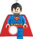 LEGO DC Comics Schlüsselanhänger mit Leuchtfunktion Superman 8 cm