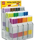 LEGO Acryl Verkaufsdisplay / Thekendisplay für Gelstifte