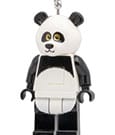 LEGO Minifigures Schlüsselanhänger mit Leuchtfunktion Panda Guy 8 cm