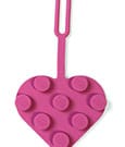 LEGO Minifigures Taschenanhänger Herz Rosa 10 cm
