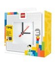 Lego Wanduhr Time by IQHK Weiß