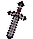 Minecraft Kunststoff-Replik Nether Sword 51 cm