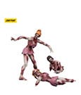 Zombie Dark Source Actionfiguren 3er-Pack Cheer Leaders 8 cm