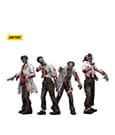 Zombie Dark Source Actionfiguren 4er-Pack Scientists (Male) 8 cm