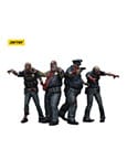 Zombie Dark Source Actionfiguren 4er-Pack Police (Male) 8 cm