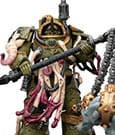 Warhammer 40,000 Actionfigur Death Guard Blightlord Terminator 2 with Flail of Corruption 14 cm
