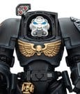Warhammer 40,000 Actionfigur Black Templars Terminator 3 with Power Fist and Assault Cannon 14 cm