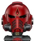 Warhammer Replik Blood Angels MkX Helm & Displayständer 44 cm