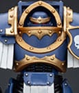 Warhammer The Horus Heresy Actionfigur 1/18 Uitramarines Cataphractii Terminator Squad Terminator with Reaper Autocannon 14 cm