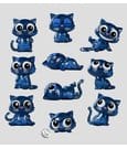 Catscans Minifiguren S1 6 cm Blind Box Display (9)