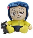 Coraline Phunny Plüschfigur Coraline and the Cat 20 cm