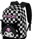 Sanrio Fan HS Rucksack Kuromi B & W 2.2 Black