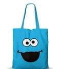 Sesamstraße FAN Einkaufstasche Cookie Monster Face
