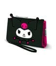 Sanrio Slim Brieftasche Kuromi Face