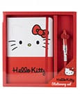 Sanrio Notizbuch mit Kugelschreiber Geschenk-Set Hello Kitty