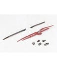 Kotobukiya M.S.G. Zubehör-Set für Plastic Model Kits Virtuous Style 15 Silhouette Sword Deep Red Ver. 14 cm