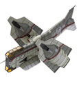 Evangelion: 3.0 Plastic Model Kit 1/100 Vertical Take-Off & Landing Aircraft YAGR-N101 (Reproduction) 19 cm