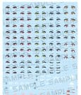 Megami Device M.S.G. Zubehör-Set für Plastic Model Kits 1/1 Yggdrasis Sharpshotter Eye Decal Set