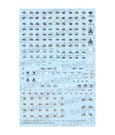 Megami Device M.S.G. Zubehör-Set Plastic Model Kits 1/1 Yggdrasis Skoll Sharpshooter Tempest Eye Decal Set