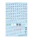Megami Device M.S.G. Zubehör-Set Plastic Model Kits 1/1 Puni Mofu Lin Eye Decal Set