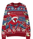 Spider-Man Pullover Swing into the Holidays (Christmas Jumper)