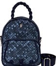 Loungefly Mini-Rucksack Convertible Denim