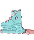 Mattel Classic by Loungefly Umhängetasche Barbie Figural Skate