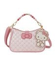 Sanrio by Loungefly Umhängetasche mit Perlenbesetztem Griff & Taschenanhänger Hello Kitty