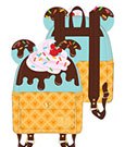 Disney by Loungefly Rucksack Mickey and Minnie Sweets Ice Cream