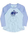 Winnie the Pooh by Loungefly Tee T-Shirt Unisex Eeyore Shirred Raglan Größe L