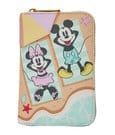 Mickey & Minnie Beach Fun Zip Around Wallet