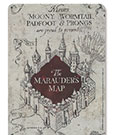 Harry Potter Blechschild Marauders Map 15 x 21 cm