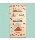 Das wandelnde Schloss Handtuch Cook with Calcifer 70 x 140 cm