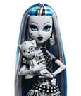 Monster High Reel Drama Puppe Frankie Stein Frankie Stein in Schwarzweiß
