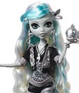 Monster High Reel Drama Puppe Lagoona Blue in Schwarzweiß