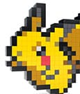Pokémon MEGA Bauset Pikachu Pixel Art