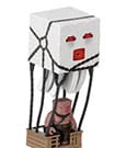 Ein Minecraft Film Actionfigur Blast Attack Ghast 25 cm