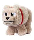 Ein Minecraft Film Plüschfigur Dennis der Wolf 20 cm
