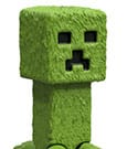 Ein Minecraft Film Actionfigur Creeper 10 cm