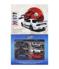 Hot Wheels Silver Series Die-Cast Fahrzeuge 6er-Pack 1/64 Streets of Japan