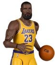 NBA SportsPicks Actionfigur Lebron James (Los Angeles Lakers) 16 cm