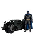 The Flash DC Multiverse Fahrzeug Batcycle with Batman
