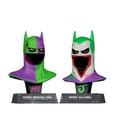 Batman DC Direct Mini-Replik 1/3 2er-Pack Batman Masken Hush & Knightfall (Jokerized) (Gold Label) 18 cm