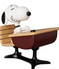 Peanuts UDF Serie 18 Minifgur Snoopy with desk 9 cm