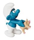 Die Schlümpfe UDF Minifigur Schlumpf mit Schwein 8 cm