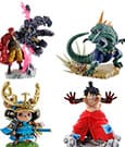 One Piece Petitrama PVC Mini-Statue Logbox Re Birth Wanokuni Vol. 2 Set 9 cm