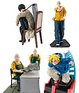 Sakamoto Days Petitrama EX Series Sammelfiguren 4er-Pack Cut Out Scenes Set 9 cm