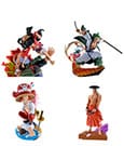 One Piece Petitrama PVC Mini-Statue Logbox Re Birth Wano Kuni Vol. 1 Set 9 cm