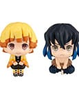 Demon Slayer: Kimetsu no Yaiba Look Up PVC Statue Zenitsu Agatsuma Smile Ver. & Inosuke Hashibira Bossy Ver. 11 cm (with gift)